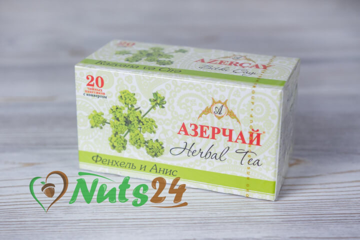 Чай Азерчай травяной фенхель-анис 20 пак.