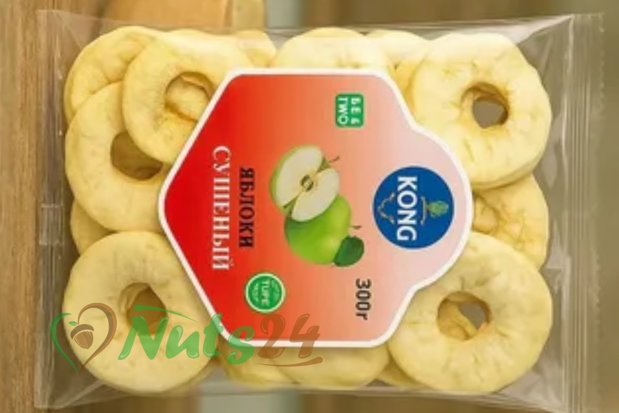 Яблоко кольцо вяленое 300 гр